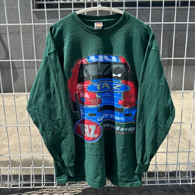 97 usa taz racing long sleeve t shirt L