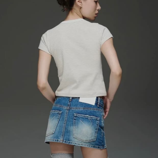 글로니 벨라 데님스커트 M