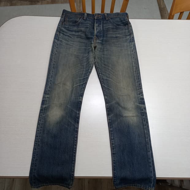 30 리바이스501 Haiti 녹워싱 일자진 30-137