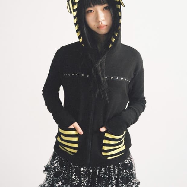 아컨시엘 후드집업 BABY HONEY BEAR WITH A TAIL