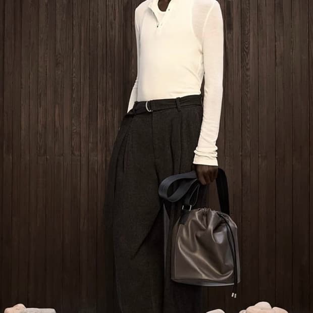 자라 x 나누시카 울100 헨리넥 + 울 팬츠 