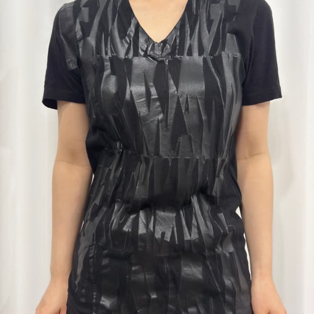 armani exchange printing slim top