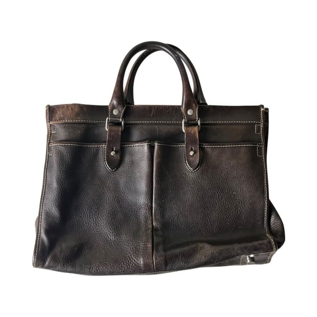 [STEFANO MANO] 스테파노마노 레더 서류 토트백