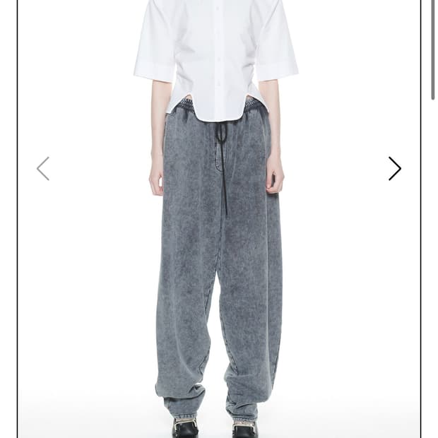 푸쉬버튼 스웻팬츠 S