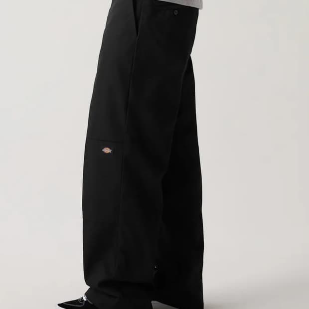 디키즈 더블니 85283 루즈핏 워크팬츠 Black