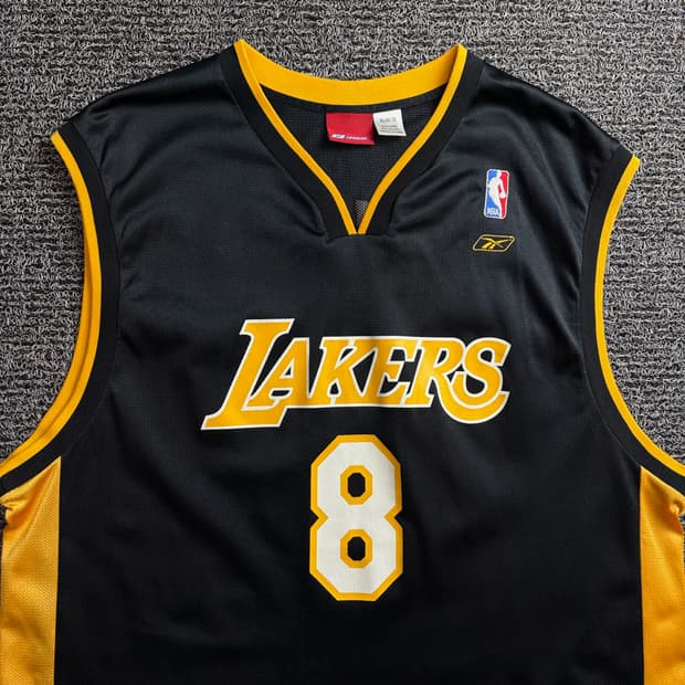 리복 어센틱 LA레이커스 코비 브라이언트 바스켓 저지 3807