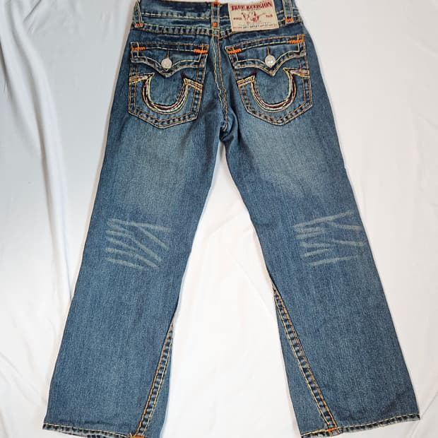 트루릴리전 USA 조이 수퍼티 데님팬츠 청바지 32 남성