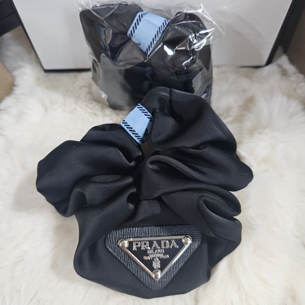 프라다 고급 헤어슈슈 곱창