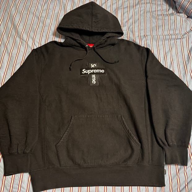 슈프림 크로스로고 후드