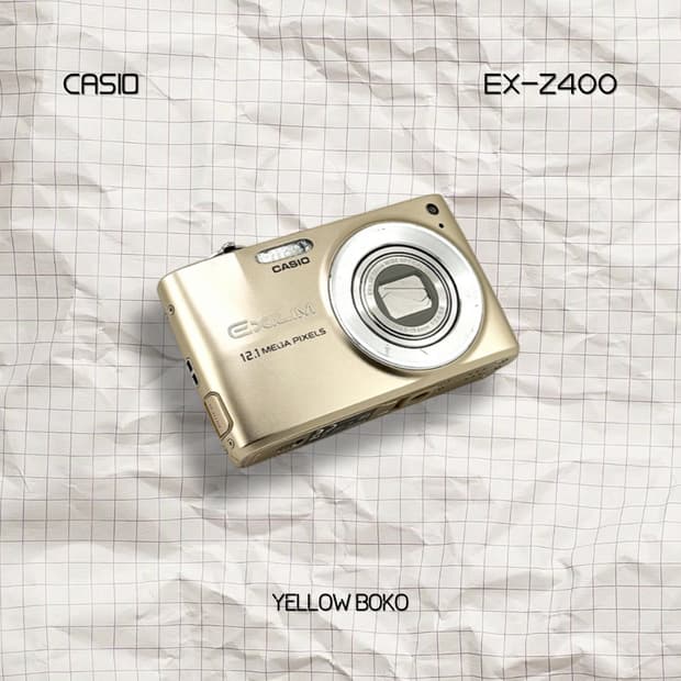 [수채감성] CASIO 카시오 엑슬림 EX-Z400 레트로 디지털 카메라