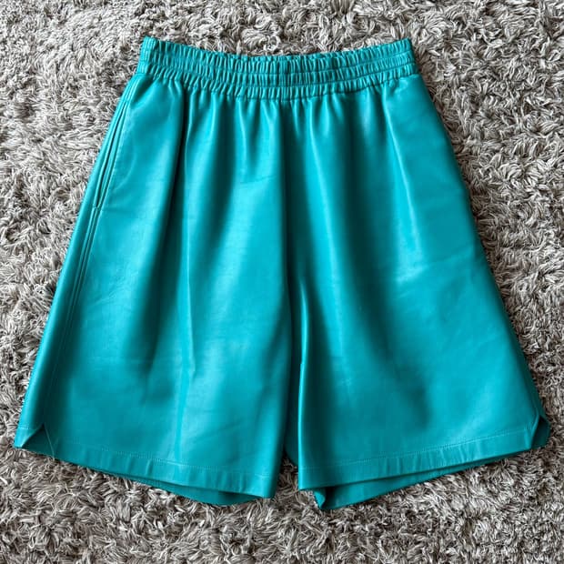 보테가베네타 램스킨 레더 쇼츠 반바지 21SS Size S
