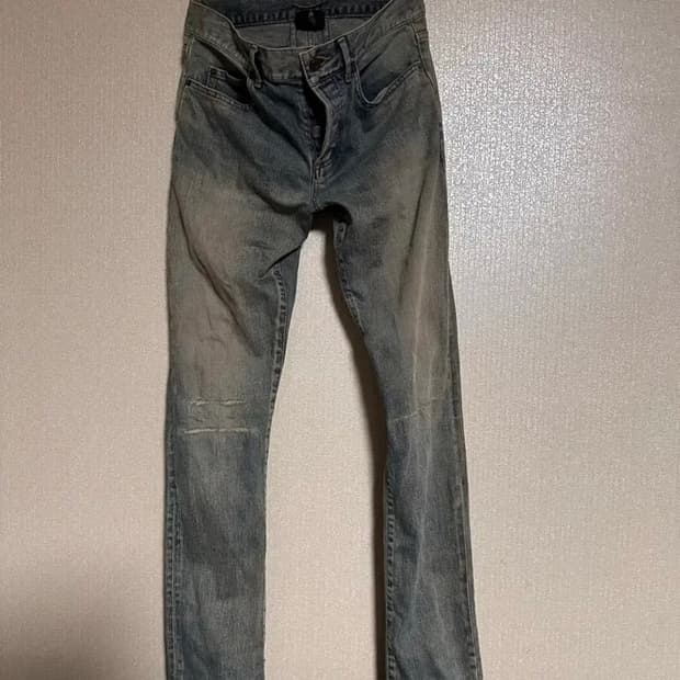 [백화점판-한글택] 생로랑 15 무릎 디스진 - 허리 29 사이즈