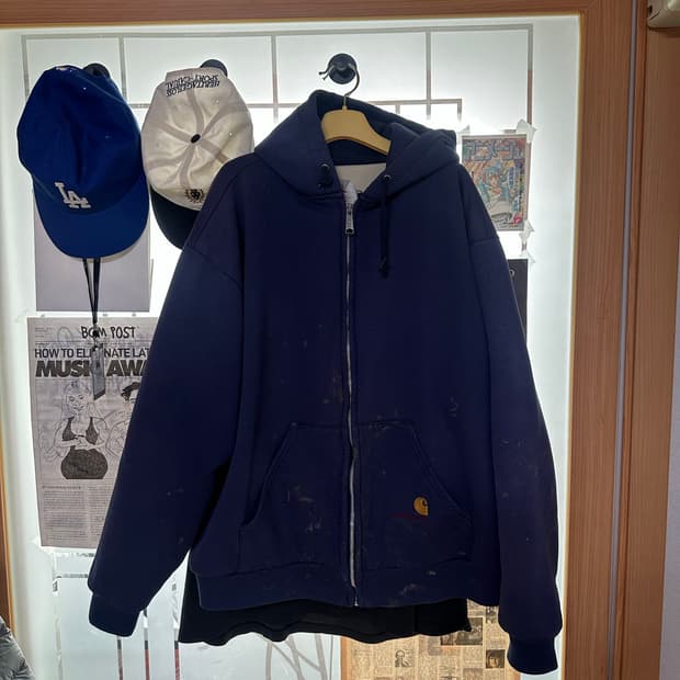 빈티지 칼하트 후드집업