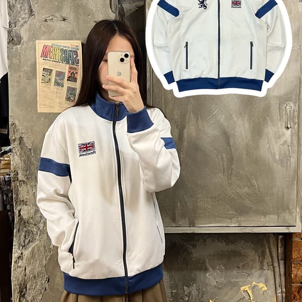 리복 잉글랜드 트랙탑 져지 블루 100 #csz893