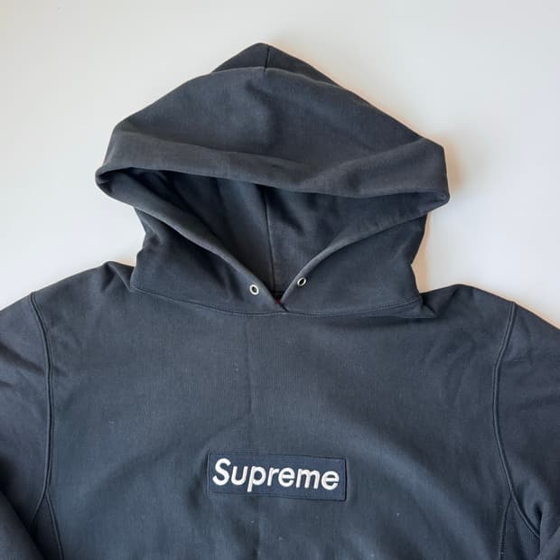 90s 슈프림 OG 박스로고 후드 블랙