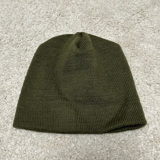 80s 미군 울 왓치캡 [올리브]