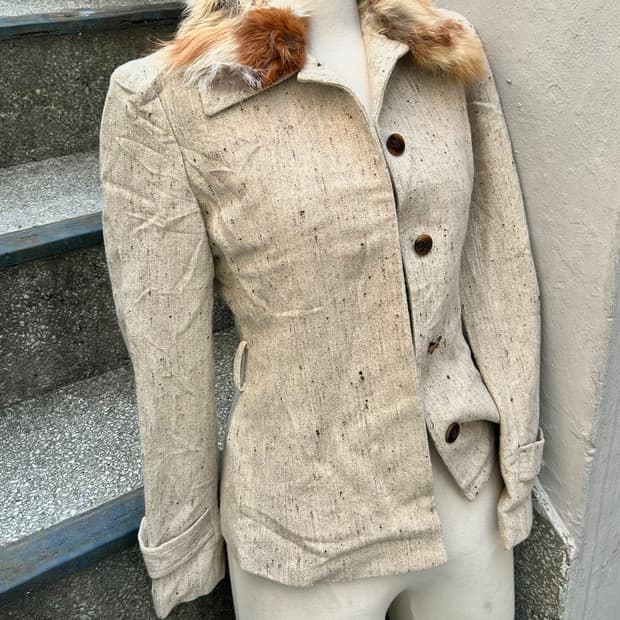 2000s JPN 울프죠 퍼 자켓 