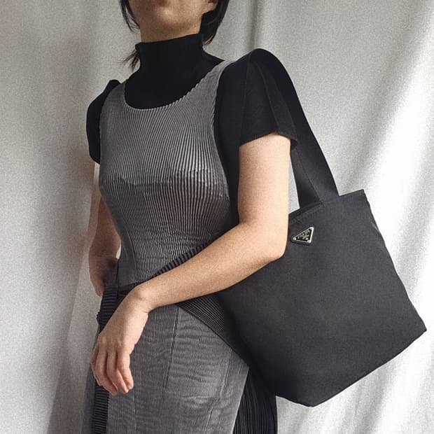 [정품 PRADA] 프라다 포코노 나일론 여성 숄더백 쇼퍼백