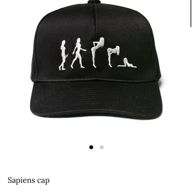 빨간스쿨 사피엔스 모자 빨간줄