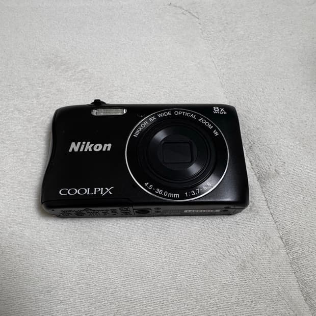 니콘 쿨픽스 S3700 블랙