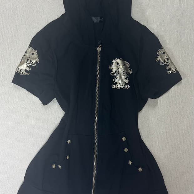 고스펑크 락시크 반팔 후드집업