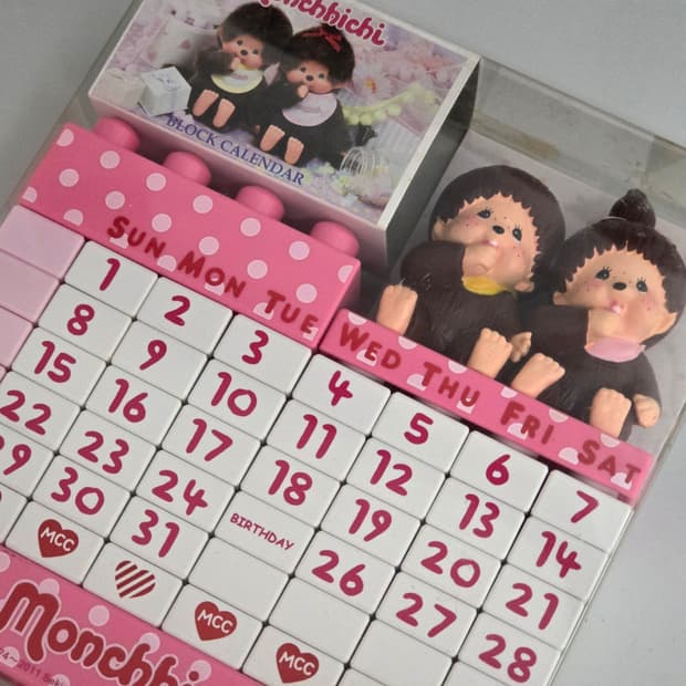 [극레어] 몬치치 피규어 만년달력