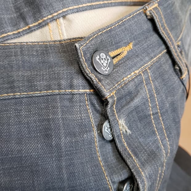 31인치/일본 Celt&Cobra 가죽포켓파이핑 데님/토404-31