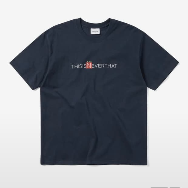 디스이즈네버댓 반팔 네이비 S