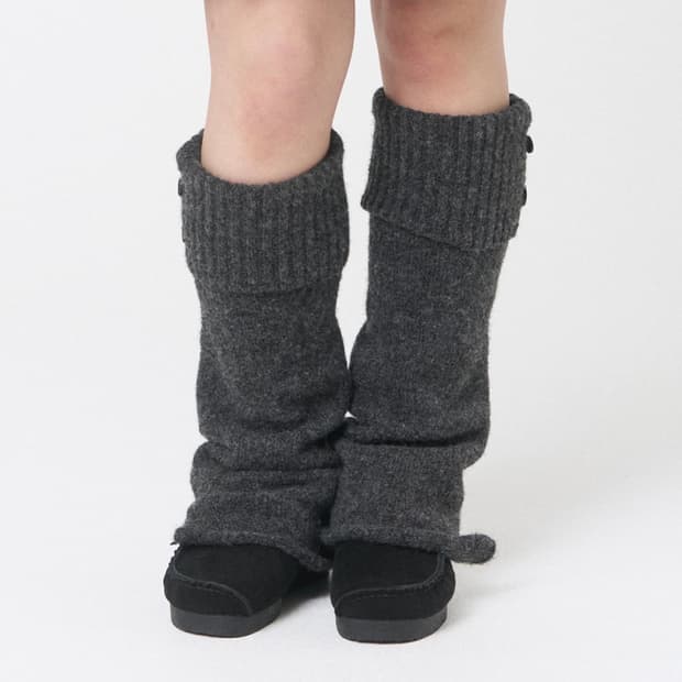 미세키서울 레그워머 차콜