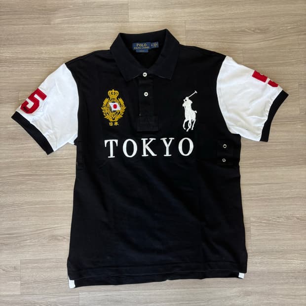 폴로 랄프로렌 빅포니 도쿄 치프키프 카라티 블랙