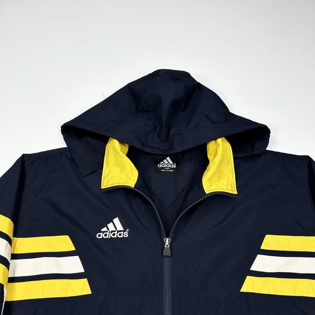 아디다스 오리지널 레인 네이비 바람막이 자켓 (실측 XL)