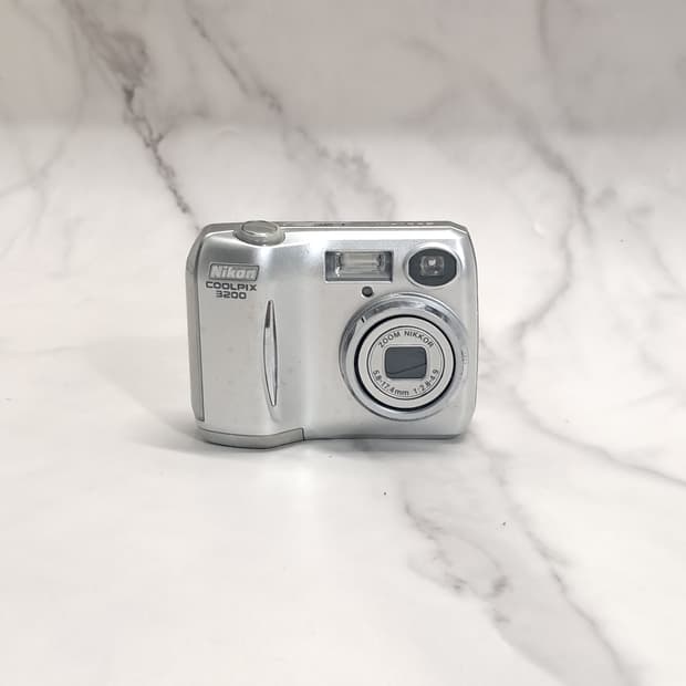 전원X 니콘 쿨픽스 Coolpix 3200 빈티지 카메라