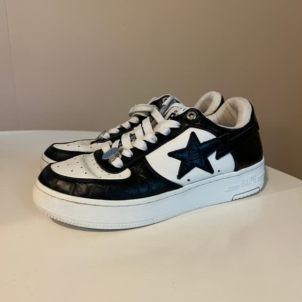 베이프 스타 #3 블랙 화이트(BAPE Sta #3 Black White