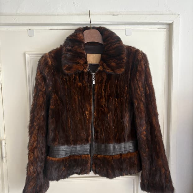 리얼 밍크 자켓