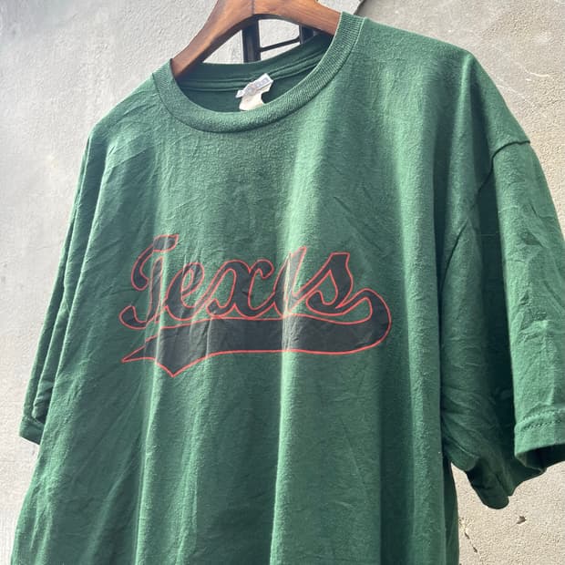 [XL]90's jerzees 저지스 텍사스 프린팅반팔