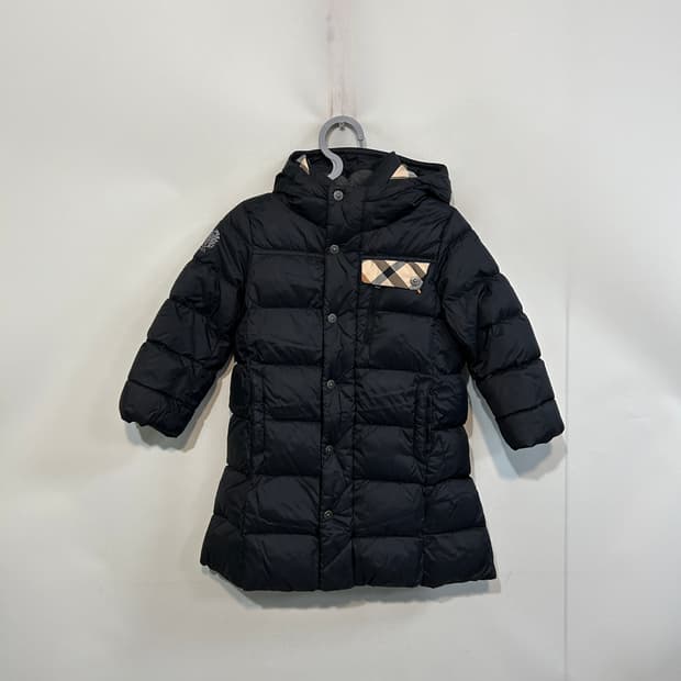 닥스 키즈 오리털 롱패딩 110 블랙 