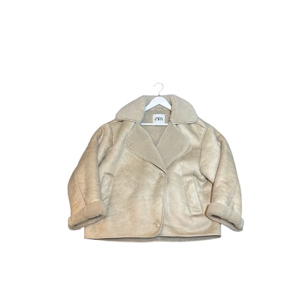 자라 무스탕 자켓 S