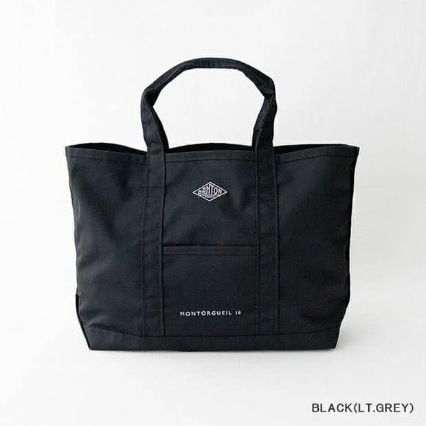 단톤 25SS MONTORGUEIL캔버스 마르쉐백 토트백 블랙
