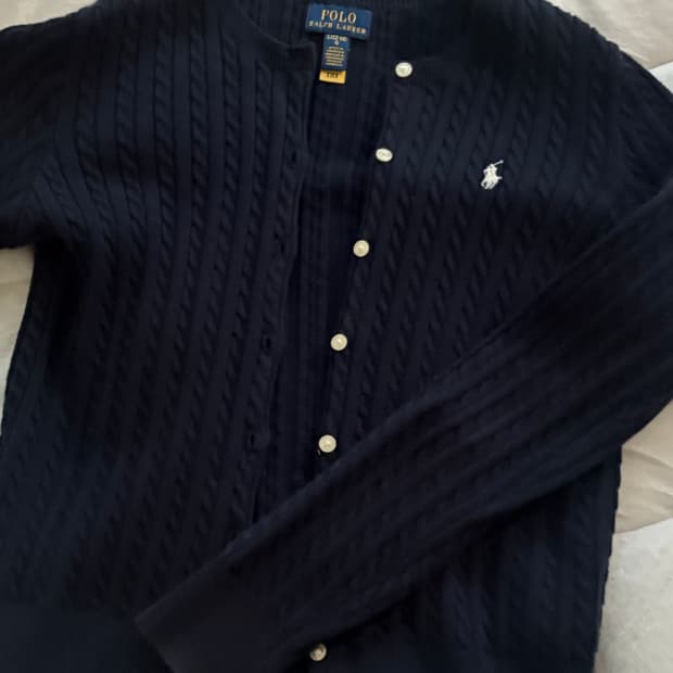 폴로 랄프로렌 네이비 가디건