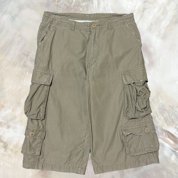 빈티지 카고 7부 버뮤다 팬츠
