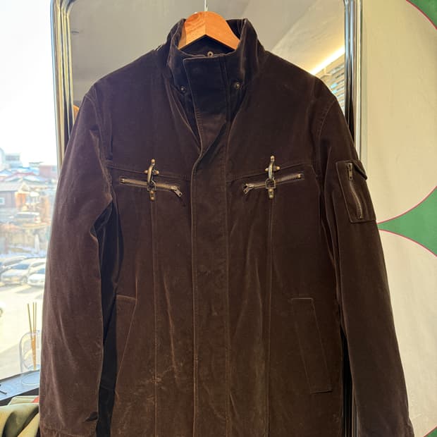 Slavia 파이어맨 벨벳 필드 자켓 L