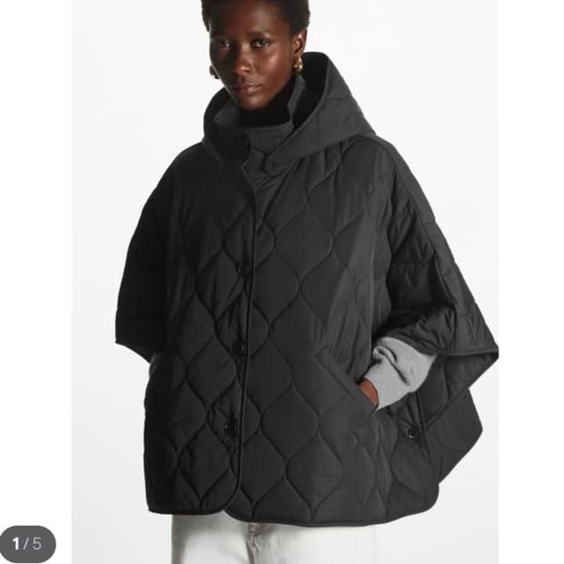 코스 COS 패디드 후드 케이프 (구매)