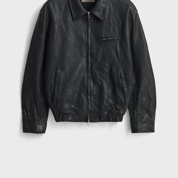 포터리 고트 레더 자켓 3사이즈