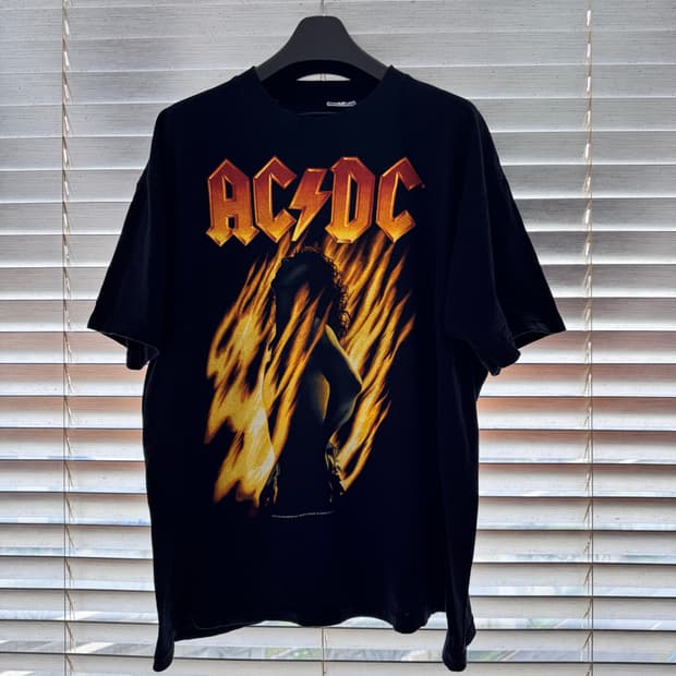[XL] ACDC Bonfire 빈티지 밴드티
