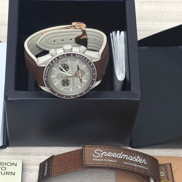 오메가 X 스와치 문워치 미션 투 문 토성시계 올튜닝(풀박스)