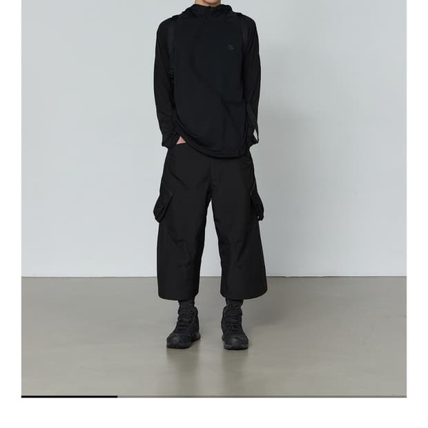 산산기어 웨이브 롱슬리브 2사이즈 블랙