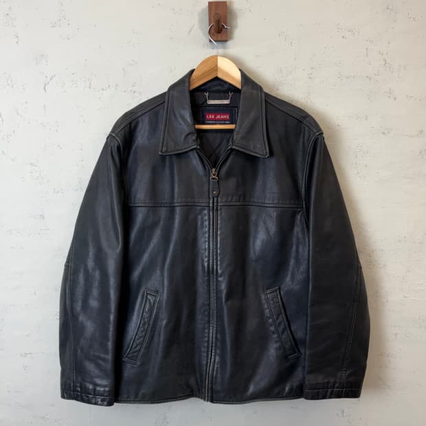Lee 리 빈티지 카우레더 자켓