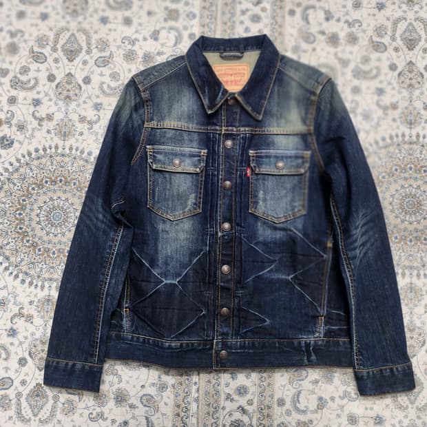 리바이스 데님 트러커자켓 (55반까지) (90-95)