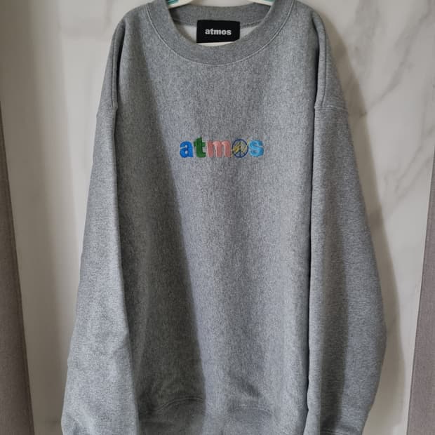 아트모스 X 션우더스푼 한정판 맨투맨 XL