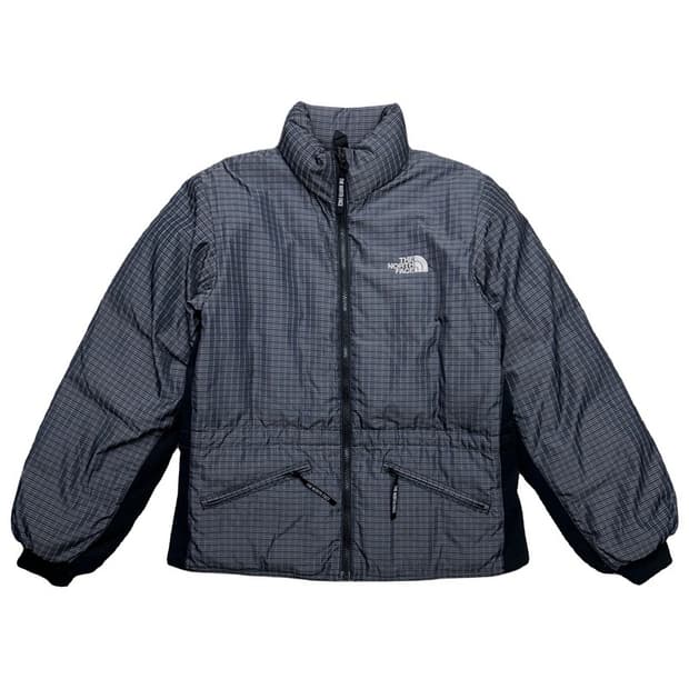 노스페이스 차콜 사이드 울 배색 패디드 패딩 S